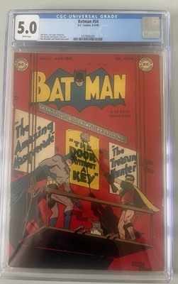 DC Batman 54 (1949) CGC 5.0
