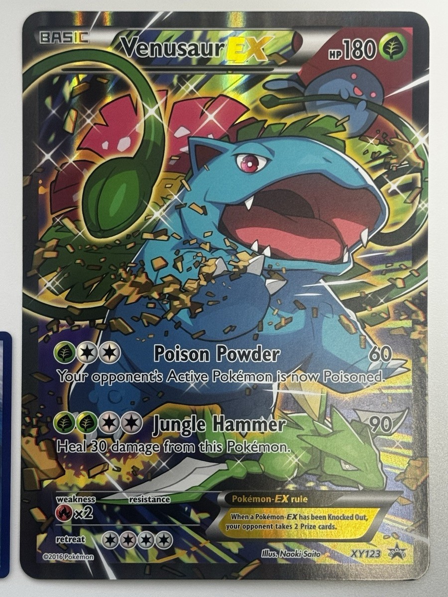 Venusaur EX XY123 20th Anniversary Europe Exclusive JUMBO Promo