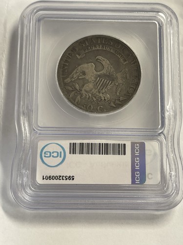 1814 Capped Bust Half Dollar, ICG-Authentic, 1,039,075 Minted. REEDERSONG - Picture 11 of 13