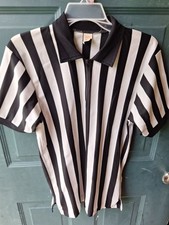 Vintage Referee Jersey Southern Athletic 1980s Stripe USA Made Mens Medium Shirt