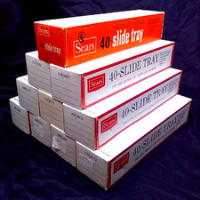 Vintage Sears Linear End Lock TDC-Type 40- Slide Trays Lot of 10