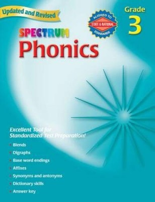 Spectrum Phonics, Grade 3 - Paperback - ACCEPTABLE