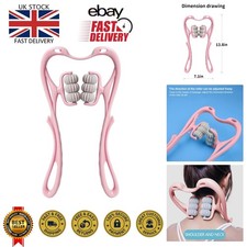 Neck and Shoulder Massager Stick - 6 Pressure Points for Deep Tissue Relaxation