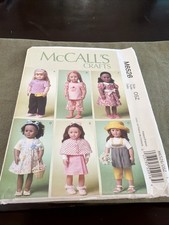 McCall's Crafts M6526 Pattern Doll Clothes Top Pants Robe 18 in. Dolls Cut