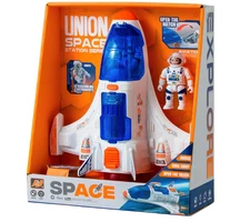 Union Space Aircraft Rocket Spaceship Shuttle Toy with Astronaut Figure