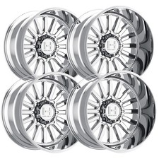 Set Of 4 Hostile H127 Titan 22x10 8x170 -25mm Chrome Wheels Rims 22 Inch Set Of 4 Hostile H127 Titan 22x10 8x170 -25mm Chrome Wheels Rims 22 Inch