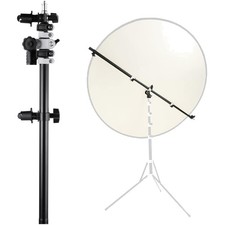 Telescopic Reflector Holder 21-53 Inch Boom Arm - 360  Swivel for Photography