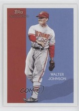 2010 Topps National Chicle SP by Walter Johnson SP by Dave Hobrecht #290 HOF 0w7