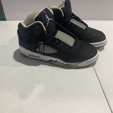 Air Jordan 5 Oreo Moonlight Size 5Y GS Black White Sneakers 2021 440888-011