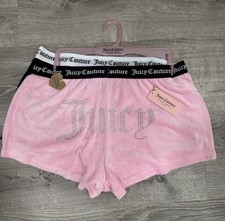 Juicy Couture 2PCK Velour Sleeping Shorts LARGE 