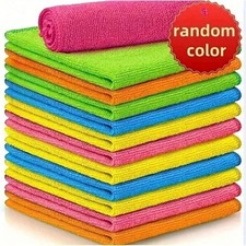 Microfiber Cleaning Cloth Towel Set Soft Absorbent Quick Dry Multi Use
