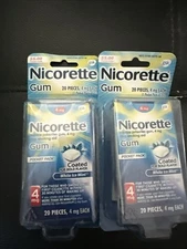 Nicorrete gum white ice mind 4mg 40 pieces Exp 5/25