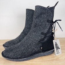 Star Wars X Po Zu Dark Rey Wool Tweed Boots EU 41 US 10 Cosplay Winter Shoes