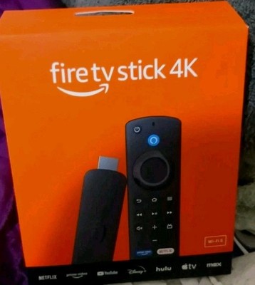Amazon Fire TV Stick 4K Wi-Fi 6 HDR Streaming Device w/Alexa Remote - New