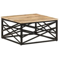 Vidaxl Couchtisch 68 X 68 X 35 Cm Massivholz Mango Neu