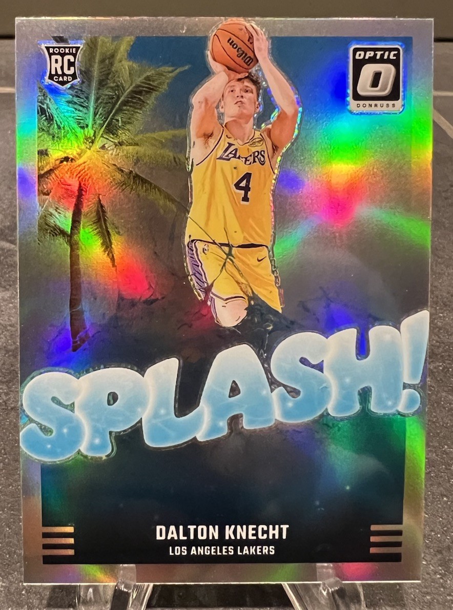 Dalton Knecht 2024-25 Panini Donruss Optic RC Silver Holo Prizm Splash Rookie