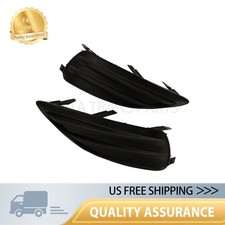 Fit 2009-2014 Toyota Matrix Left Right Side Front Bumper Fog Light Cover Set
