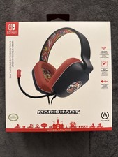 PowerA Wired Stereo Headset for Nintendo Switch - Mario Kart Mario Stereo