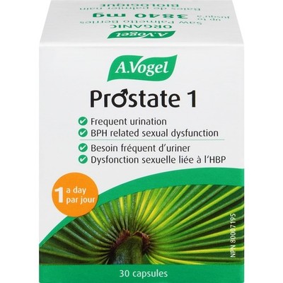 A Vogel Capsules Prostate 1 Sabalasan Organic Saw Palmetto Berries