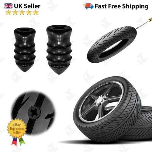 Tire Repair Kit Screw In Rubber Vacuum Plug Nail  Off-Road Tyre Puncture Repair