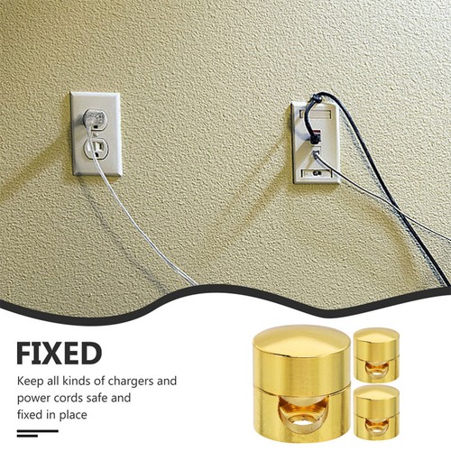 6 Pcs Chandelier Wire Fixer Cable Mounts Cord Swag Hooks Anchors for Cables - Afbeelding 10 van 12