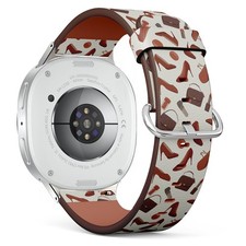 Clouds Happy Blue Vegan Leather Watch Band 40/44/46mm