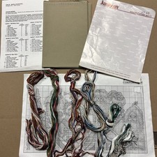 Janlynn Cross Stitch Kit - Parts - 89-49 Santa Collector - Vintage