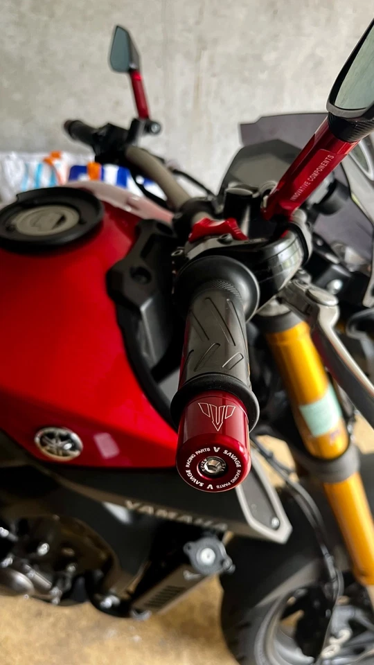 Крышка заглушки торца ручки ручки для YAMAHA XJR1300 XT500E FZR600 TDM 900 850 - Изображение 4 из 4