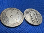 1908 d Barber and 1929 Liberty quarters #6