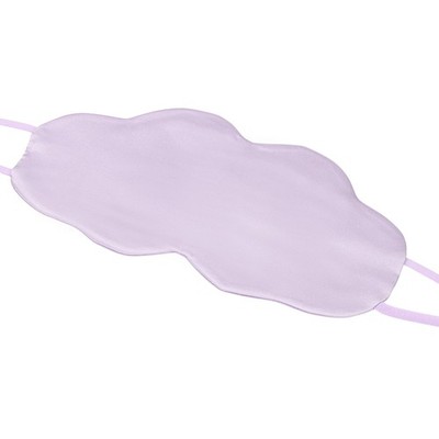 Silk Sleep Mask, Adjustable Lengths, Unisex for Nighttime Sleep, Light Purple