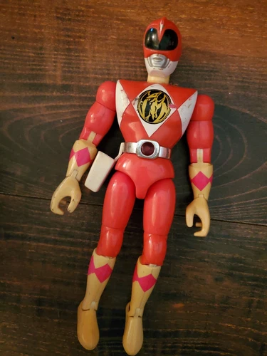 Vtg 1993 Mighty Morphin Power Rangers Pink Ranger 8" Action Figure Bandai