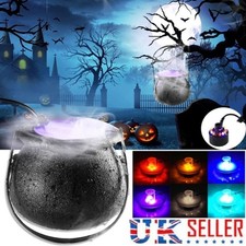 Halloween Witch Pot Smoke Machine Fogger Misting Cauldron Mist Maker