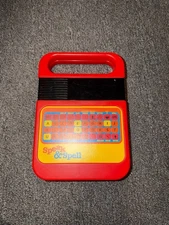 Basic Fun Speak & Spell Red Handheld Toy Learning Toy