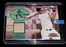 Mike Piazza 2002 Fleer Tradition Lumber Company GAME USED BAT RELIC METS HoF