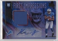 2018 Illusions First Impressions Memorabilia /399 Kerryon Johnson #123 Auto 2u3