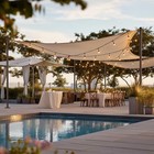 Yescom 8FT/10FT String Light Poles for Outdoor Event Decor Patio Shade 4 Pack — photo 8