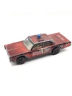 1968 Hot Wheels Redline Fire Chief Cruiser Red W/White Interior