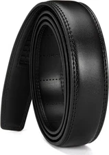CHAOREN Ratchet Belt Strap Only 32" to 38" Waist Adjustable, Black 