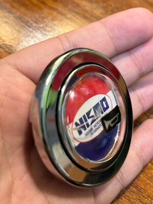 NISMO Silver Old Logo JDM Horn Button for SPARCO OMP NARDI