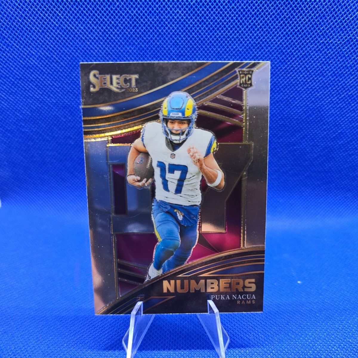 2023 Panini Select Puka Nacua RC Numbers Rookie Los Angeles