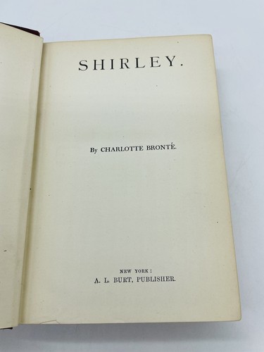 Vintage Shirly von Charlotte Bronté Hardcover A.L. Burt Verlag Mershon Company - Bild 10 von 10