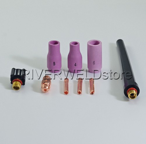 WP-9F-12R 12-Foot 125 Amp Air-Ccooled Tig Welding Torch Complete & Flexible Head - Picture 6 of 6