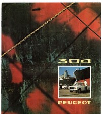 Peugeot 304 Saloon & Estate 1973-1974 UK Market Sales Brochure Inc. S
