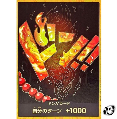 DON !! Card (Ace) Gold Frame Premium Booster ONE PIECE Card THE