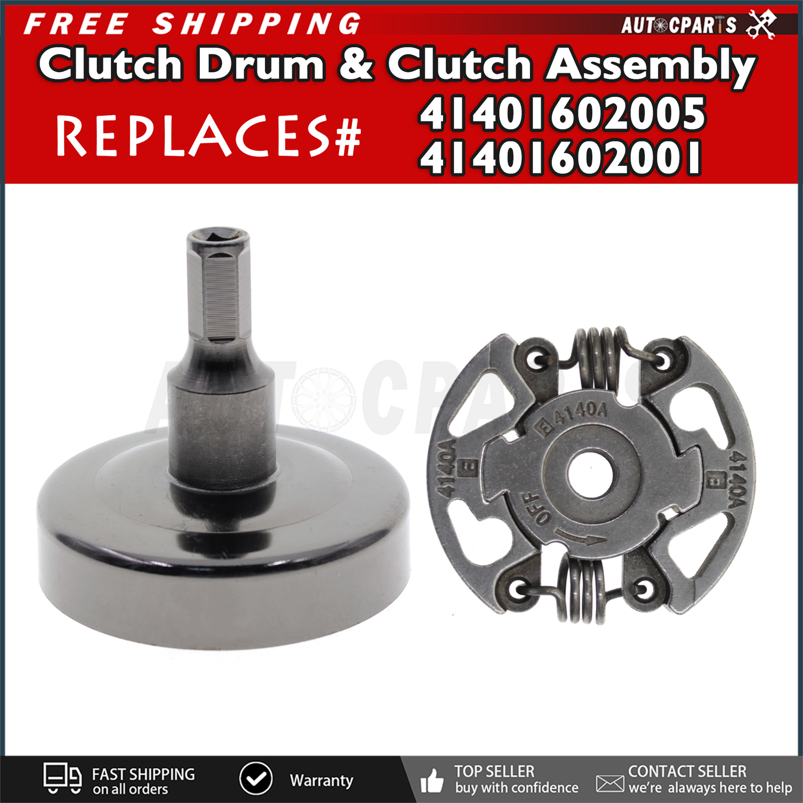 Clutch & Drum Kit For Stihl FS38 40 45 46 50 55 55R 56 56R 56RC 70 70R Trimmer 