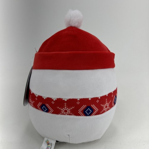 Squishmallows 8" MANNY☃⛄ Snowman Festive Scarf Hat Plush Toy - 第 4/8 張圖片