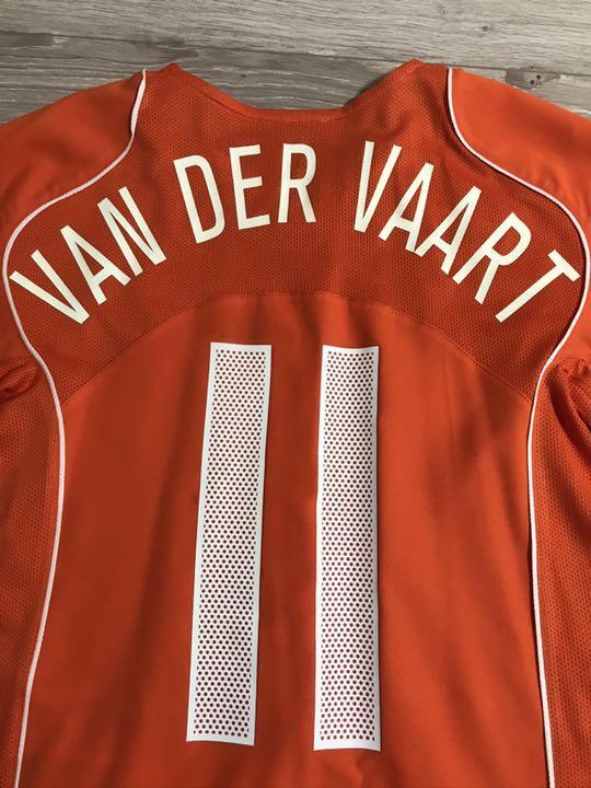 Vintage Van Der Vaart Netherlands Nike Soccer Jersey EURO