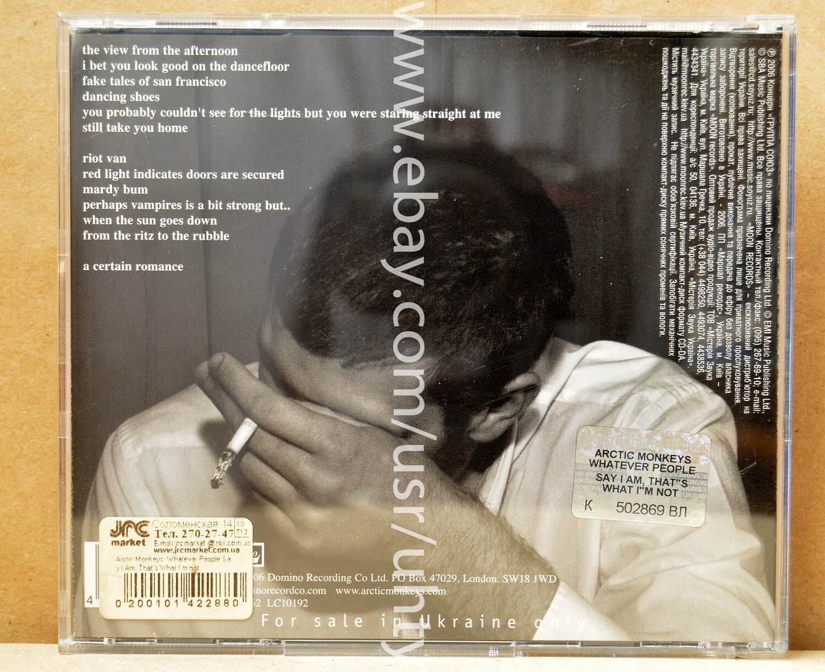 レア!日本語帯付!ARCTIC MONKEYS『 WHATEVER…』 レア!日本語帯付!ARCTIC MONKEYS『 WHATEVER…』 Arctic Monkeys
