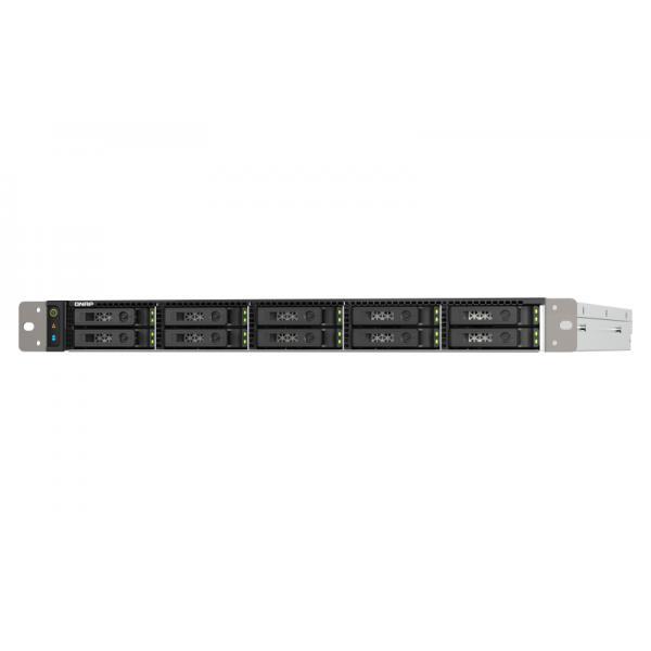 QNAP TS-h1090FU NAS Rack (1U) Collegamento ethernet LAN Nero, Grigio 7232P