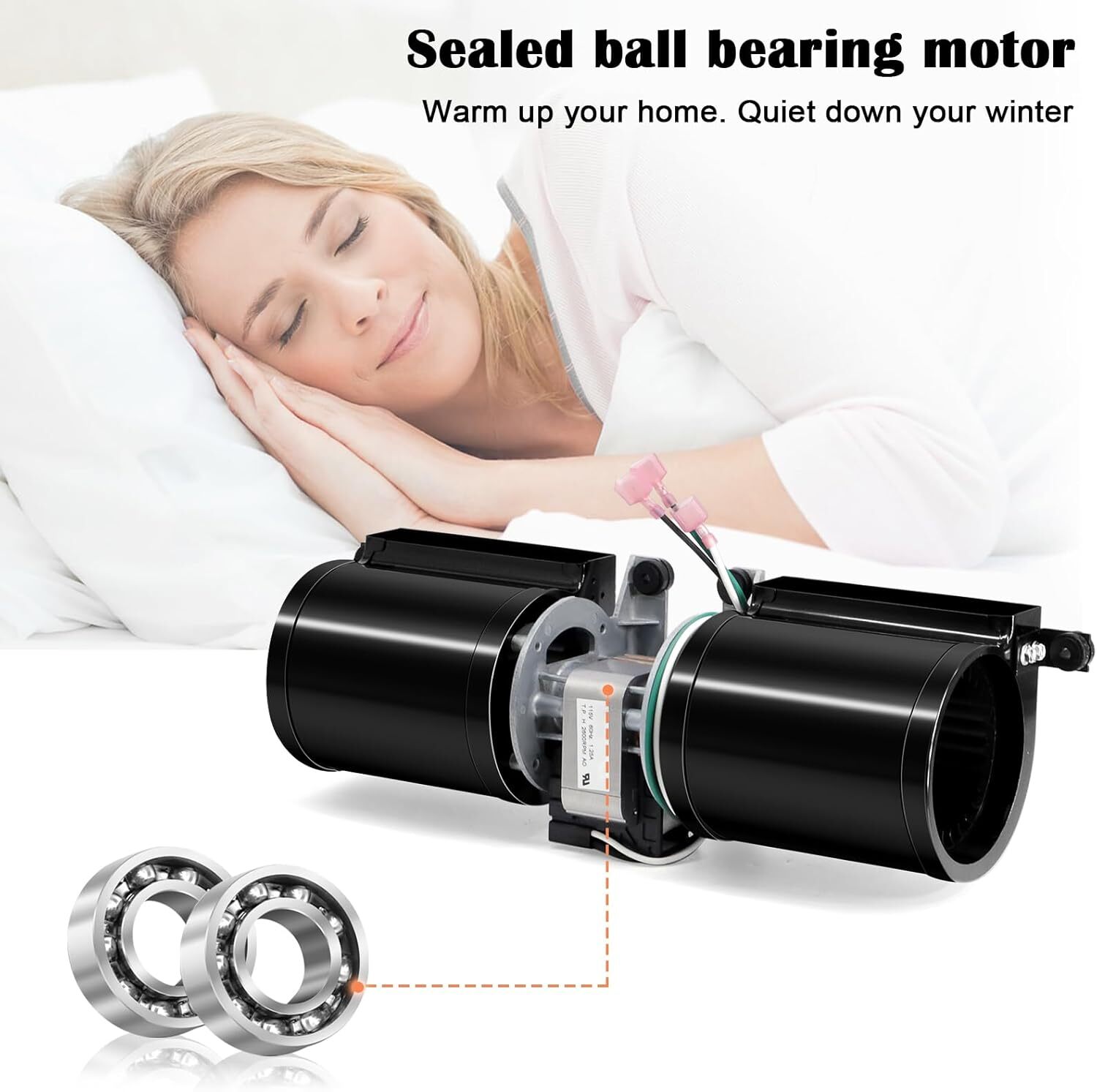 Fireplace Blower Fan Kit for Regency Fireplace 910-157/P, Blower Motor Fan for R